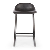 urban upholstered stool vintage grey 5