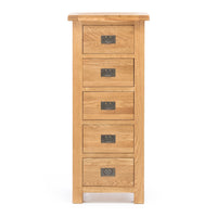 solsbury 5 drawer wooden tallboy 5