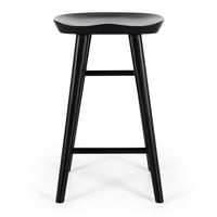 rivera wooden bar stool black oak 5