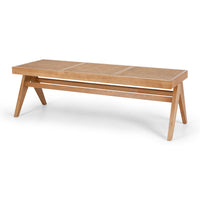 allegra wooden bench natural oak 1