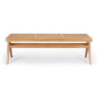 allegra bench seat natural oak 6