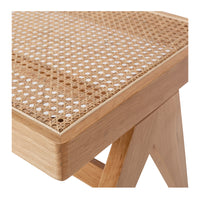 allegra bench seat natural oak 4