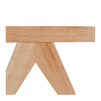 allegra wooden bench natural oak 5