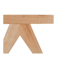 allegra bench seat natural oak 5