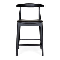 elbow bar stool black