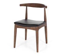 elbow wooden chair deep oak 1