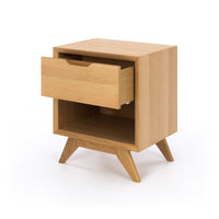 venice 1 drawer wooden bedside table 2