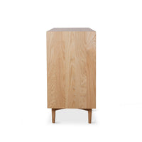 madrid 3 drawer wooden chest natural oak  3