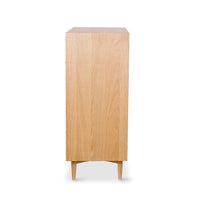 madrid 4 drawer wooden chest natural oak 3