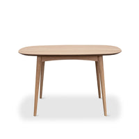 hampton wooden dining table 129cm 2