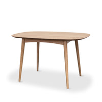 hampton wooden dining table 129cm 1
