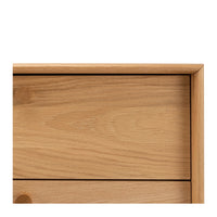 sienna 6 drawer chest natural oak 5