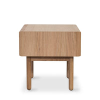 norfix wooden bedside table natural oak 2