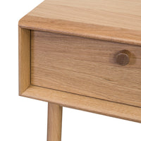 norfix wooden bedside table natural oak 3