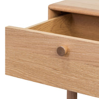 norfix wooden bedside table natural oak 4