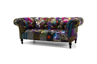 patchwork 2 seater sofa 1