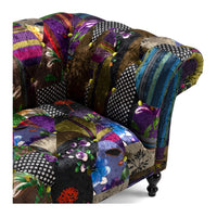 patchwork 2 seater sofa 5