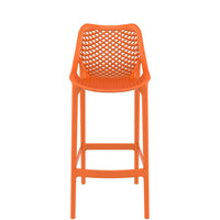 siesta air outdoor bar stool 75cm orange