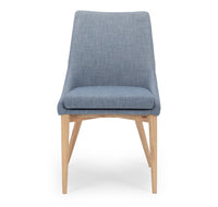 cathedral chair blue fabric 2