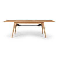 florence extension wooden dining table 3