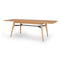 florence extension wooden dining table 4