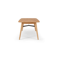 florence extension wooden dining table 5