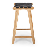 fusion bar stool woven black 2