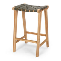 fusion bar stool woven olive 1