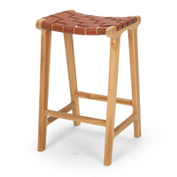 fusion bar stool woven tan 1