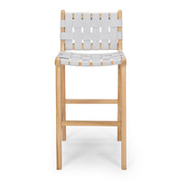 fusion highback bar stool 65cm woven grey 6