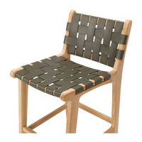 fusion highback bar stool 65cm woven olive   4
