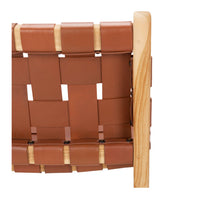 fusion highback wooden bar stool 65cm woven tan 6