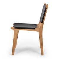 fusion wooden chair black 2