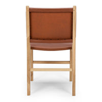 fusion chair tan leather 4