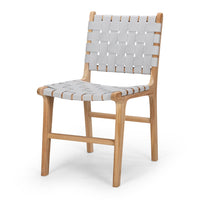 fusion wooden chair woven grey 1