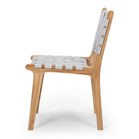 fusion wooden chair woven grey 2