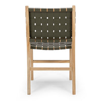 fusion dining chair woven olive 3