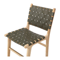 fusion wooden chair woven olive 4