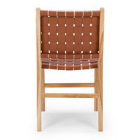 fusion wooden chair woven tan 3