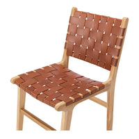 fusion wooden chair woven tan 4