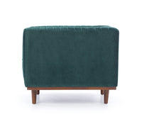 madagascar lounge chair green velvet 2