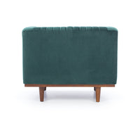 madagascar lounge chair green velvet 4