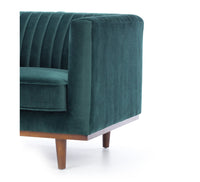madagascar lounge chair green velvet 5