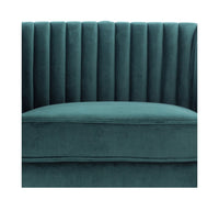 madagascar lounge chair green velvet 6