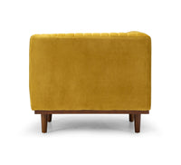 madagascar lounge chair golden velvet 2