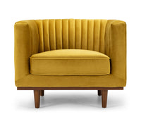 madagascar lounge chair golden velvet 6