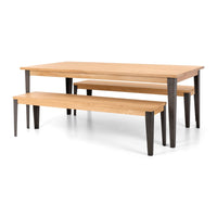 reno wooden bench natural oak  4