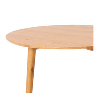 nordic dropleaf wooden dining table 100cm round 6