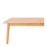 nordic extendable wooden dining table 160cm 5
