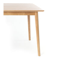 nordic extendable wooden dining table 160cm 7